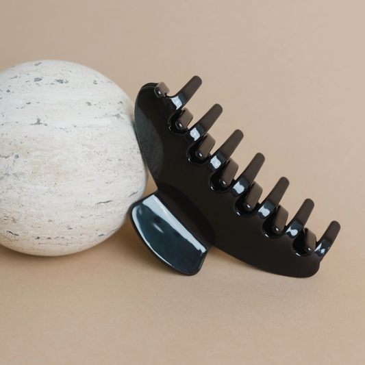 Dark Brown Ganache Hair Claw Clip | 4" Medium