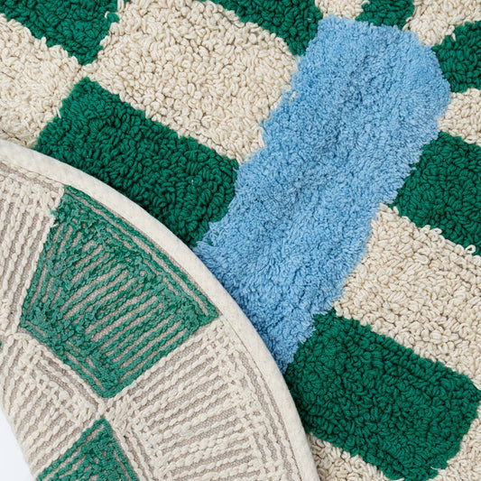 Green Rita Bathmat
