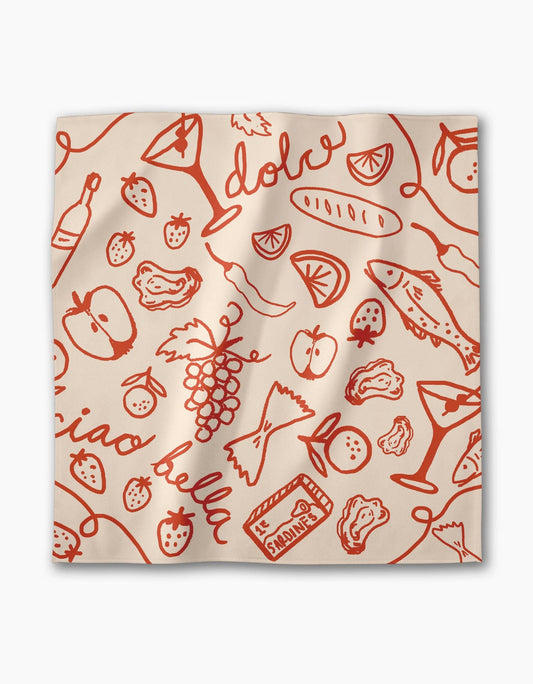 Summer Air Dinner Napkins - S/6