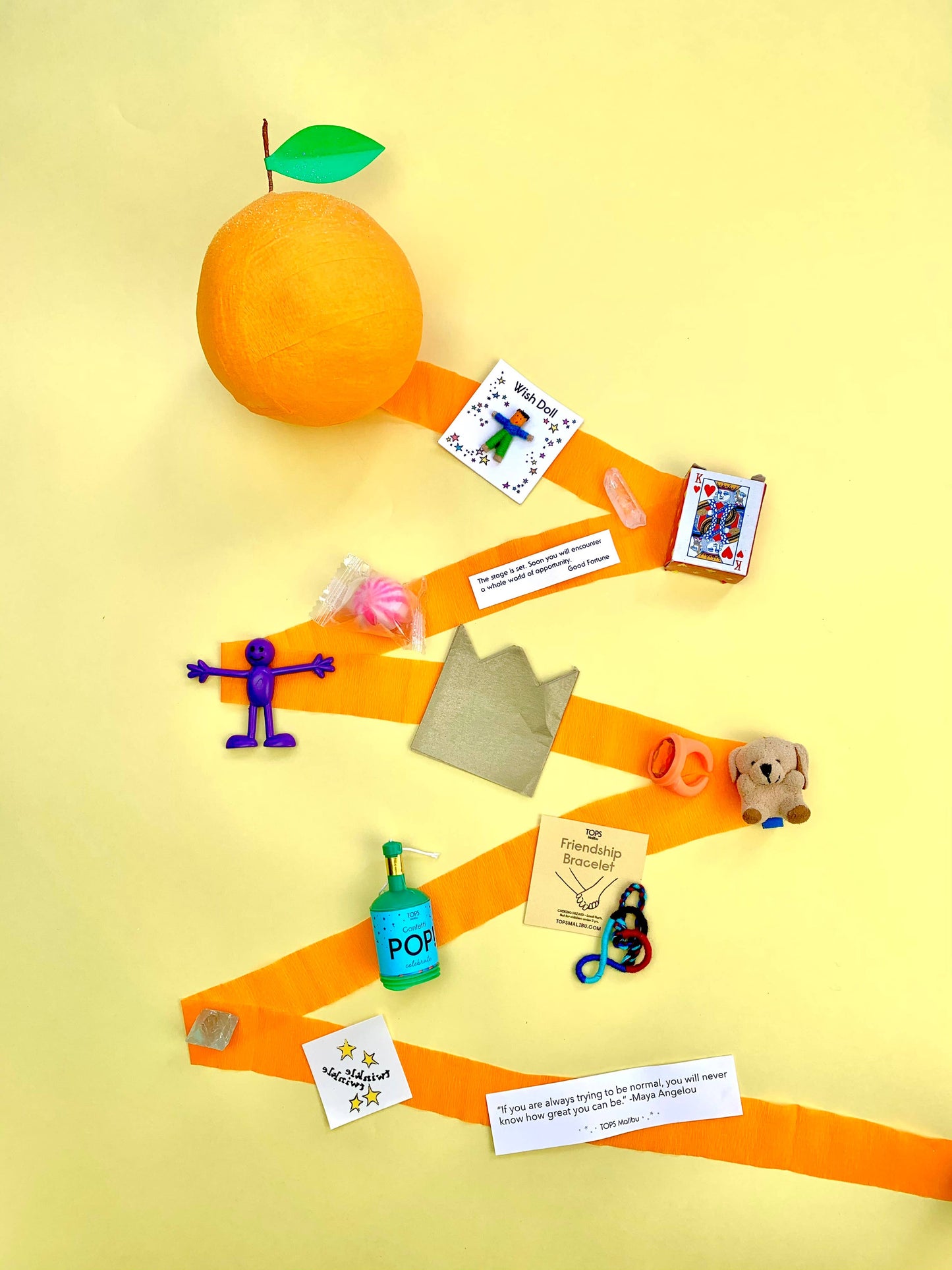 Orange Deluxe Surprise Ball