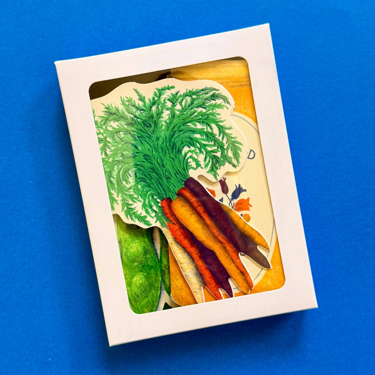 Farmers Market Finds Die-Cut Greeting Card Set - S/8