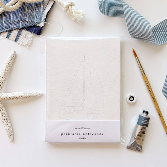 Seaside Watercolor Notecards