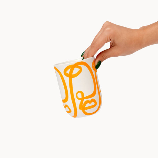 Cara Coffee Cup - Marigold Orange