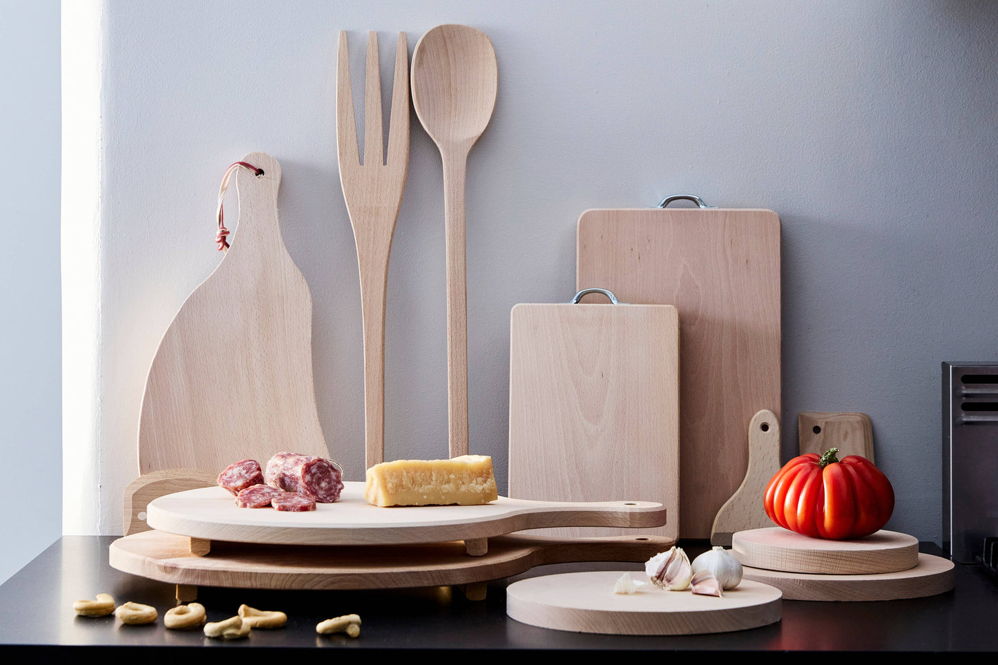 Piedmont Small Wood Handle Chopping Board