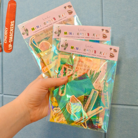 Mini Vintage *Mystery* Ephemera Craft Kit