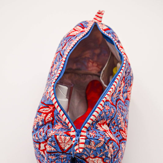Blue Arch Toiletry Bag