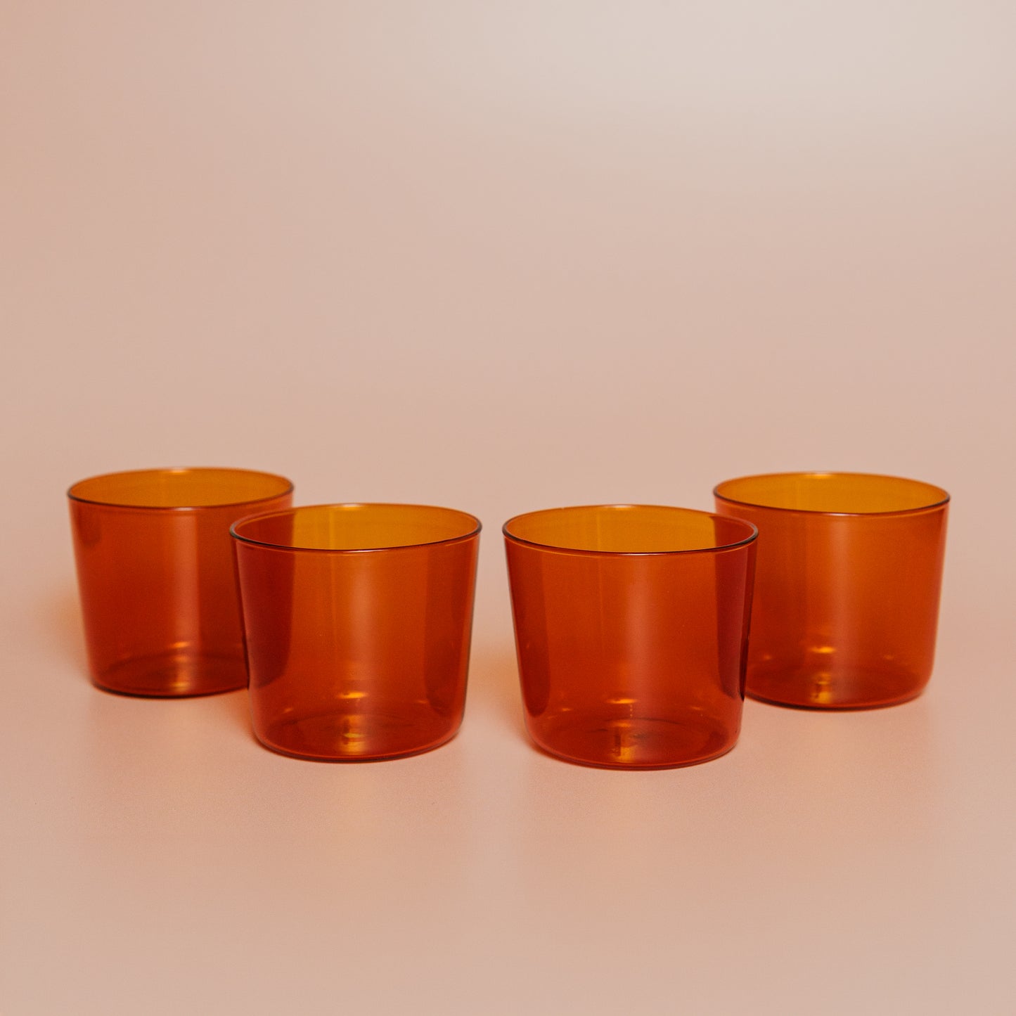 Glassware, Set of 4 - Terracotta