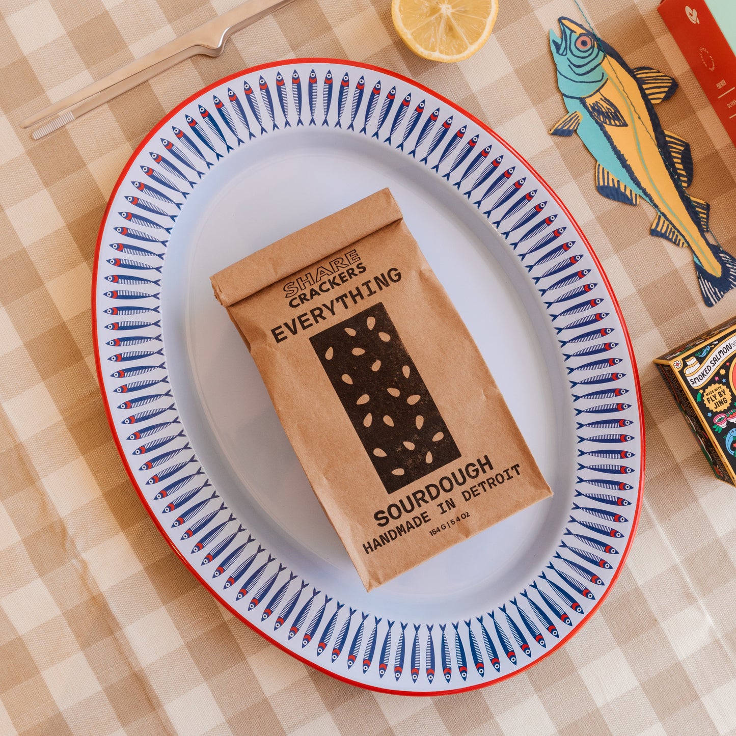 Anchovy Oval Tray