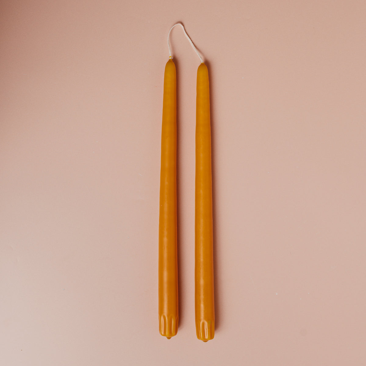 Taper Candles - Pair Harvest Gold