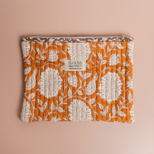 Block Print Quilted Pouches
