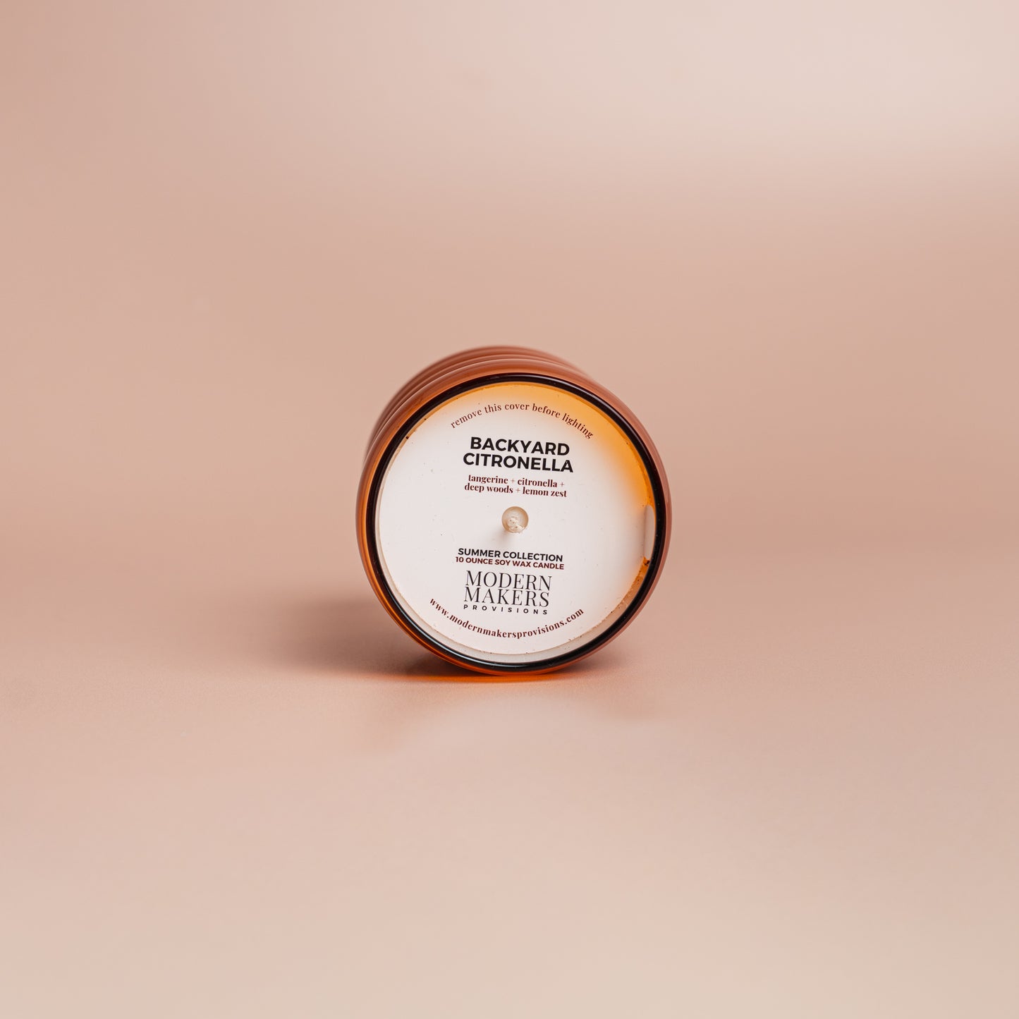 Backyard Citronella Candle