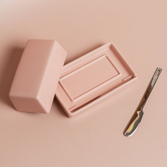 Butter Dish - Pink