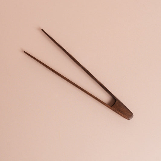 Walnut Wood Tongs