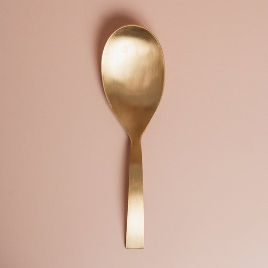 Brass Gold Serving Spoon