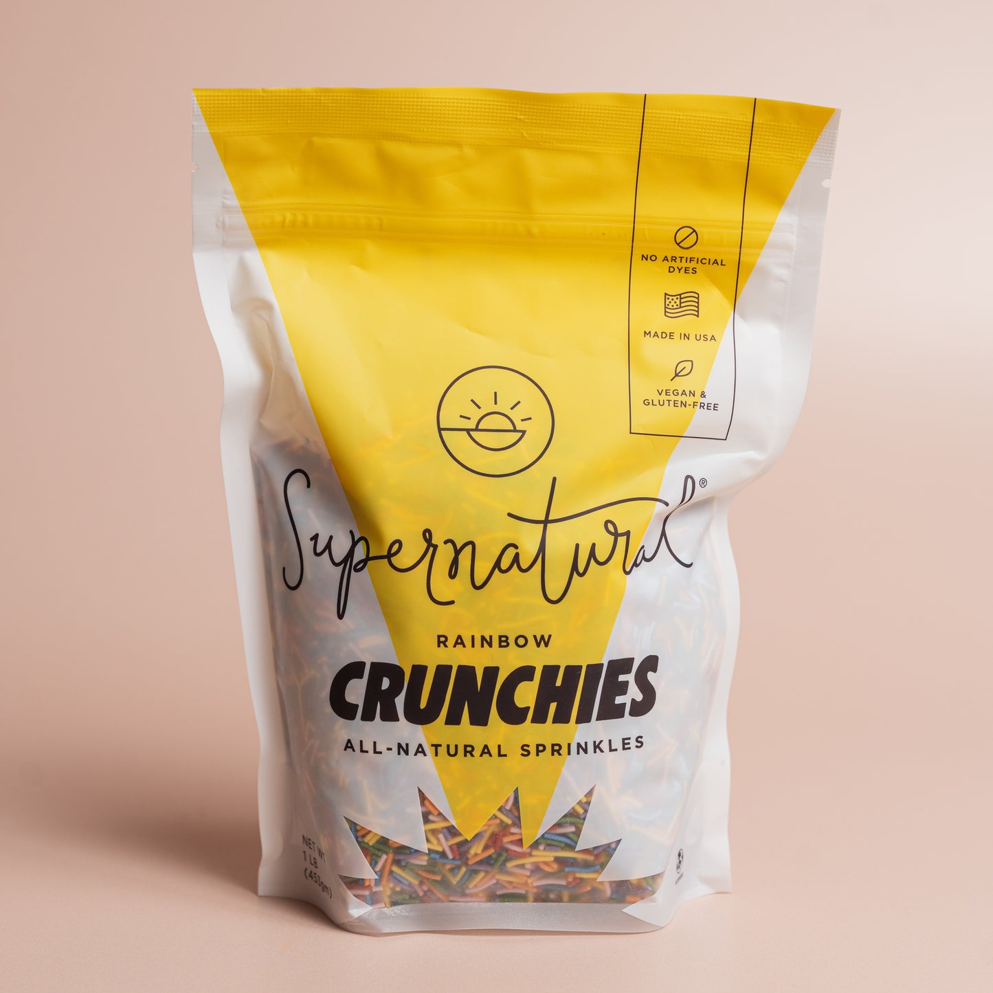 Dye-Free Rainbow Crunchies Sprinkles