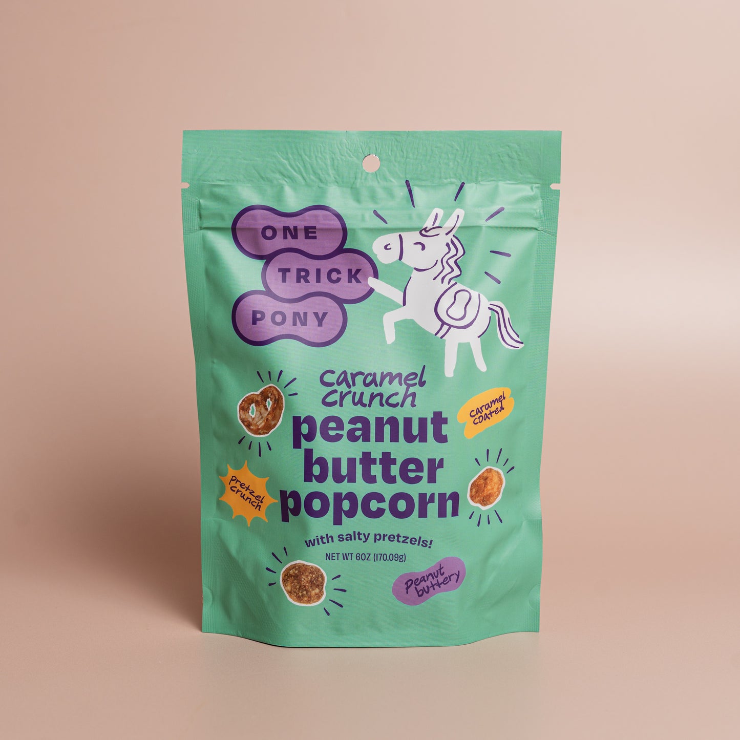 Caramel Crunch Peanut Butter Popcorn