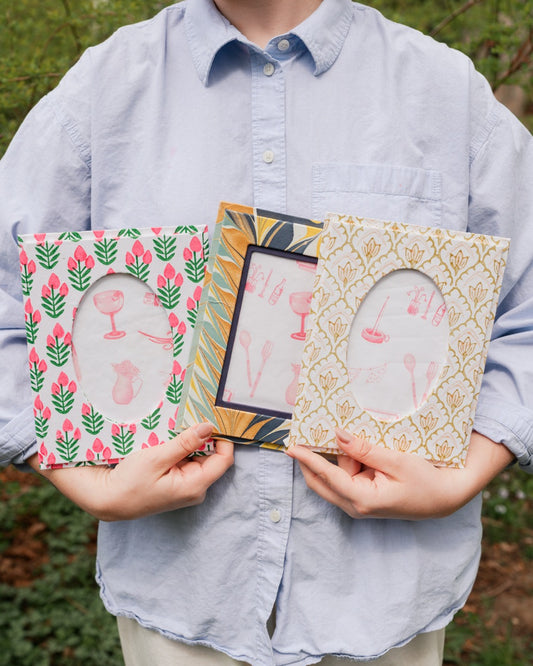 Blockprint Picture Frame