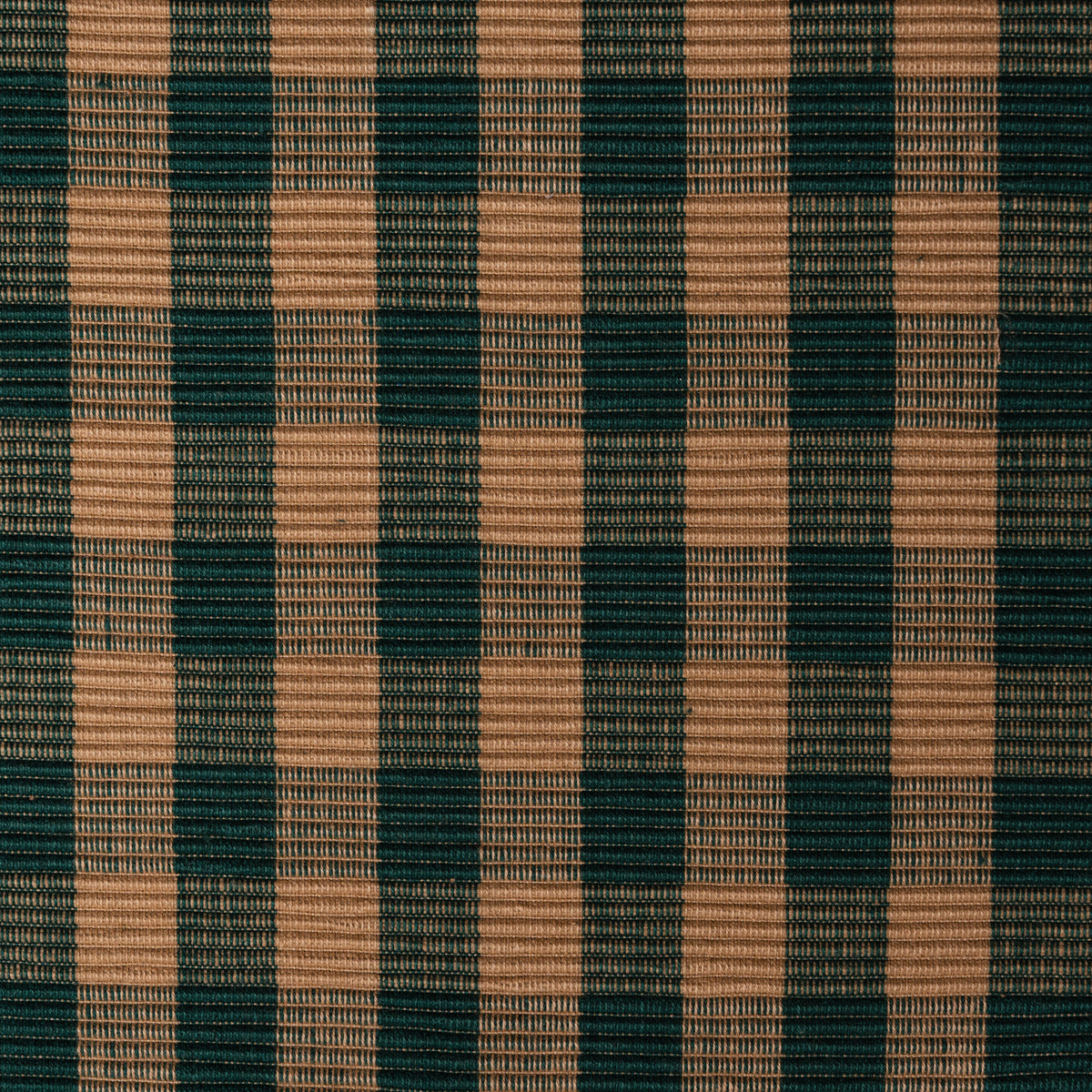 Green Check Table Runner Ribbed