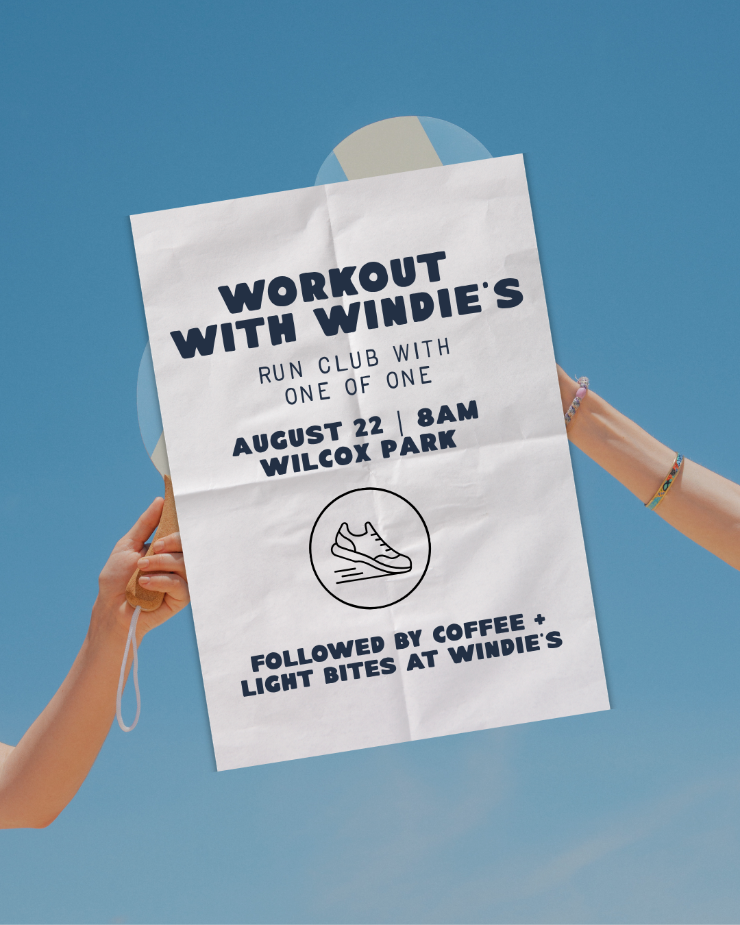 August 22 | Workout with Windie's: Run Club with One of One