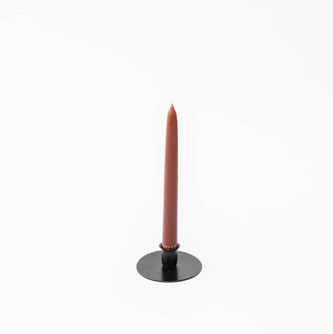 Iron Manor Candlestick Holder