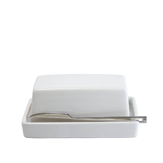 Butter Dish - White