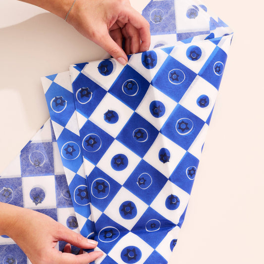 Blueberry Diamond Tissue Paper