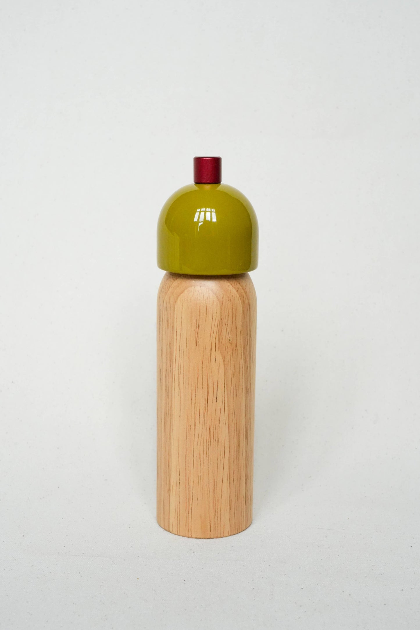 Salt & Pepper Grinder Set - Olive & Red