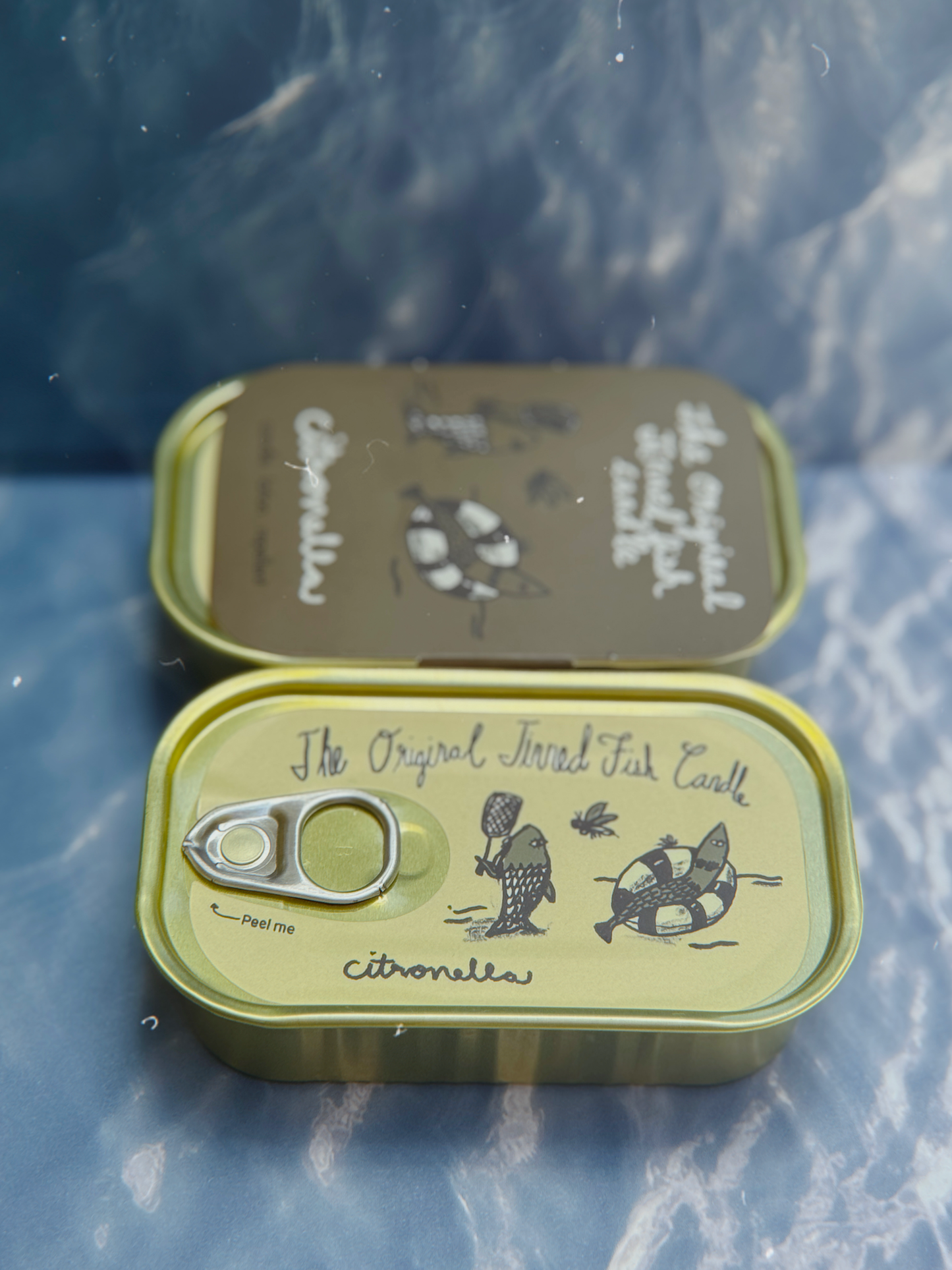 Citronella Tinned Fish Candle