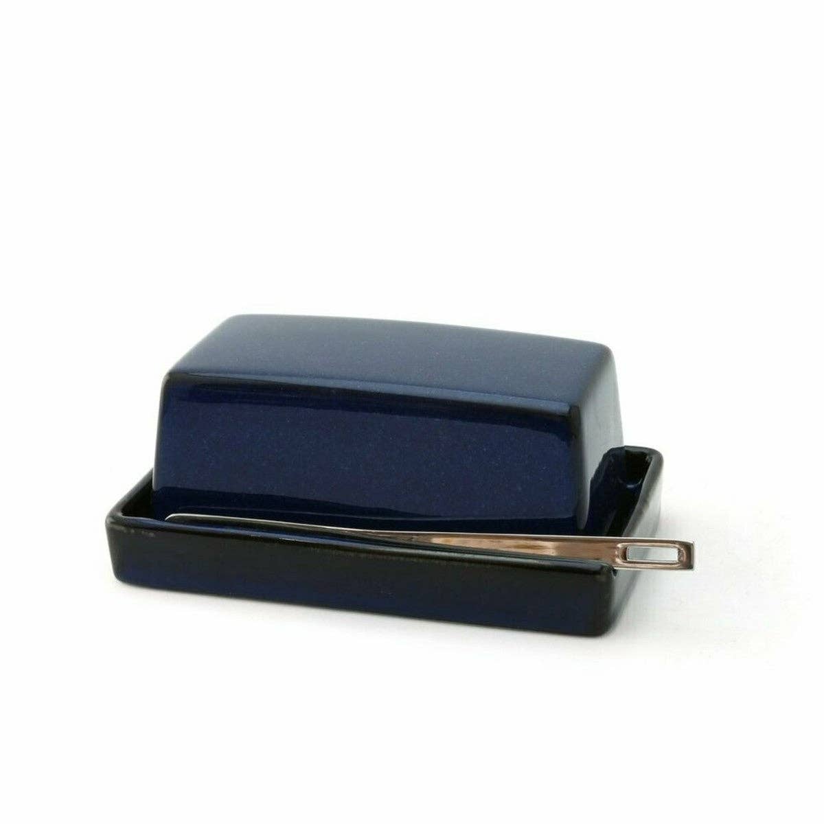 Butter Dish - Blue Jeans