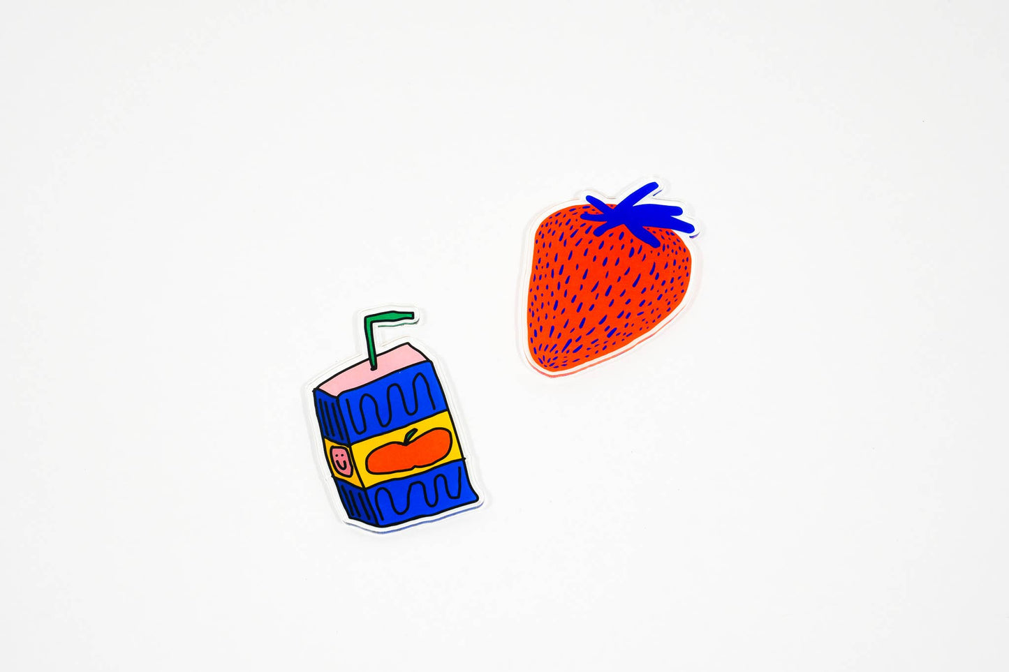Strawberry Recycled Acrylic Fridge Magnet