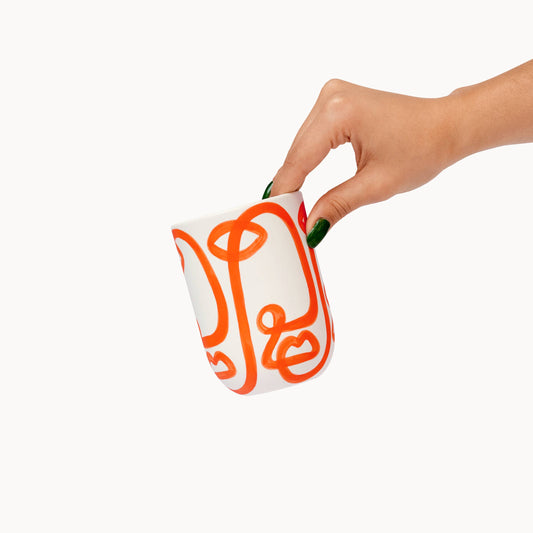 Cara Coffee Cup - Poppy Red