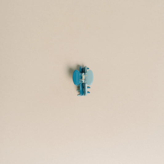 Two Tone Turquoise Hair Claw Clip | 2" Small