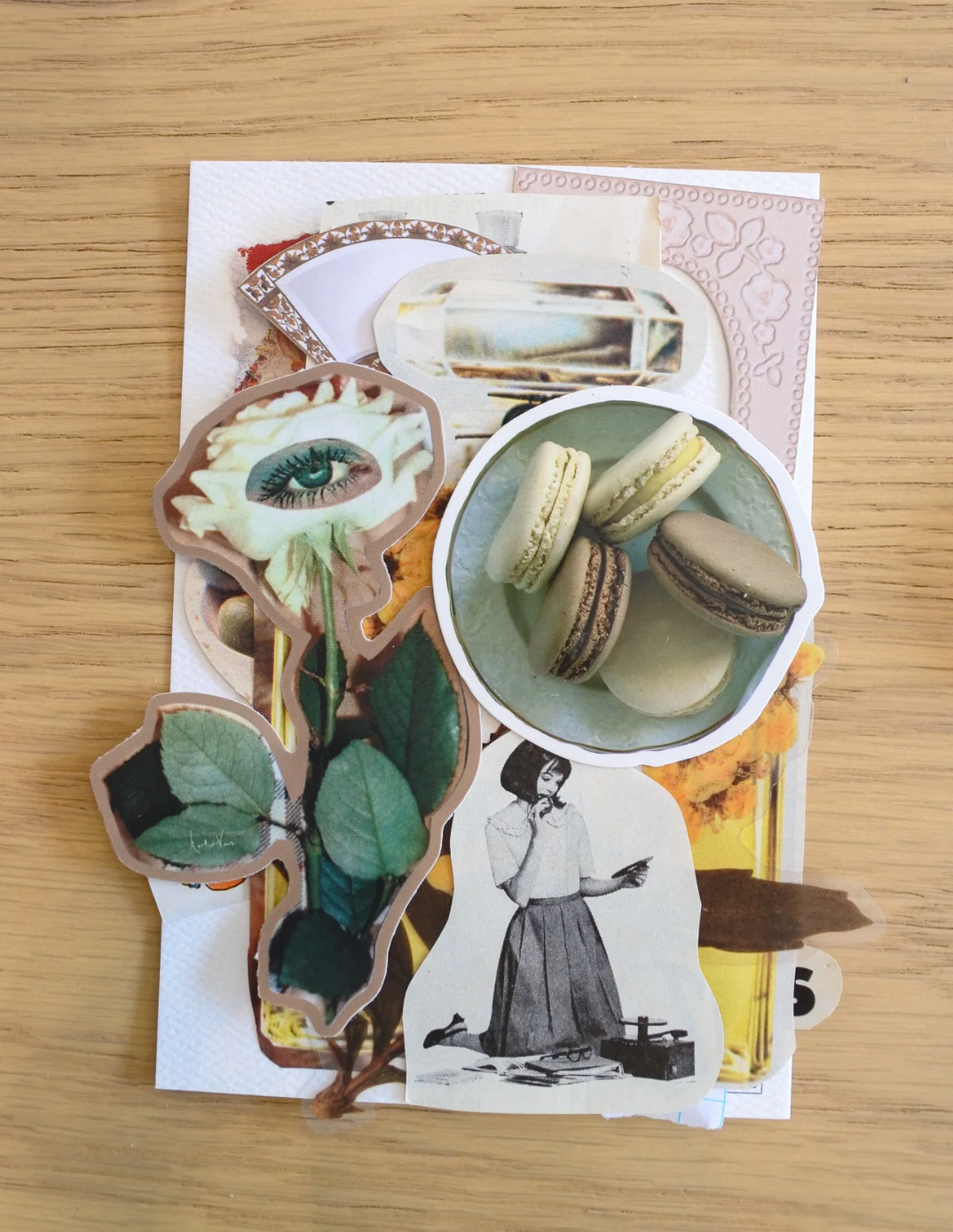 Mini Vintage *Mystery* Ephemera Craft Kit