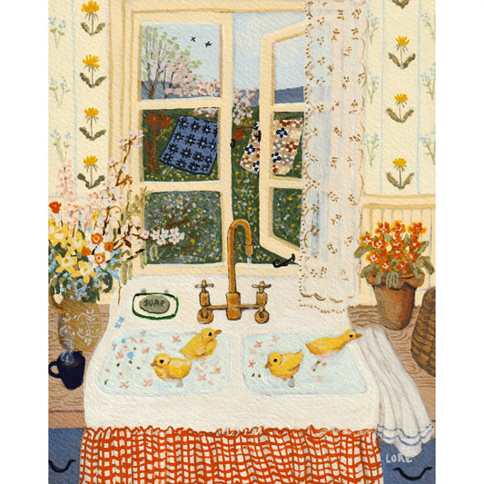 Forget-Me-Not Spring Art Print