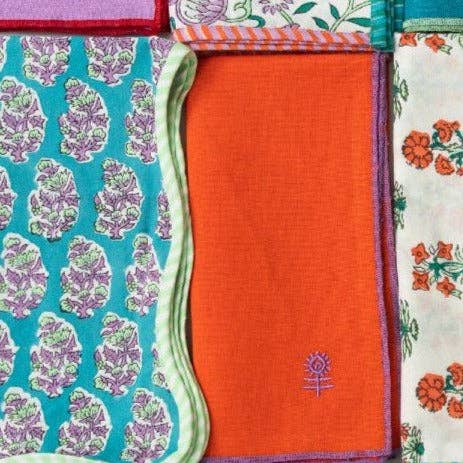 Mimi Blockprint Napkins - S/4