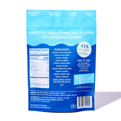 Organic Vanilla Maple with Cinnamon Granola