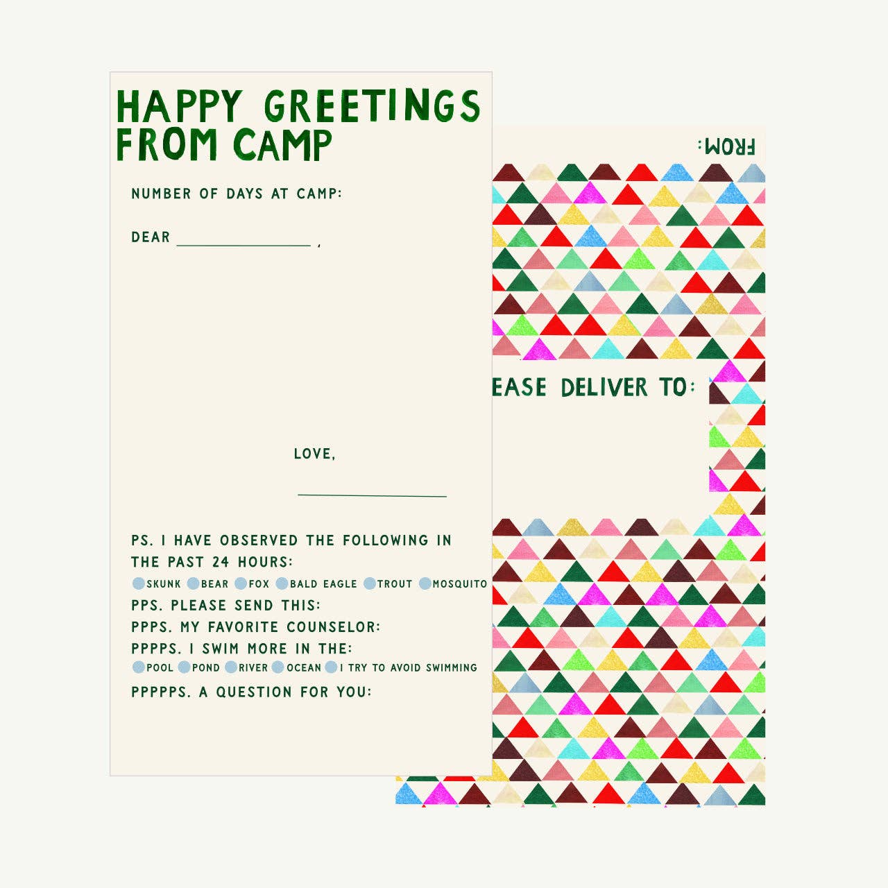 Notes from Camp Stationery Kit