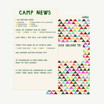 Notes from Camp Stationery Kit
