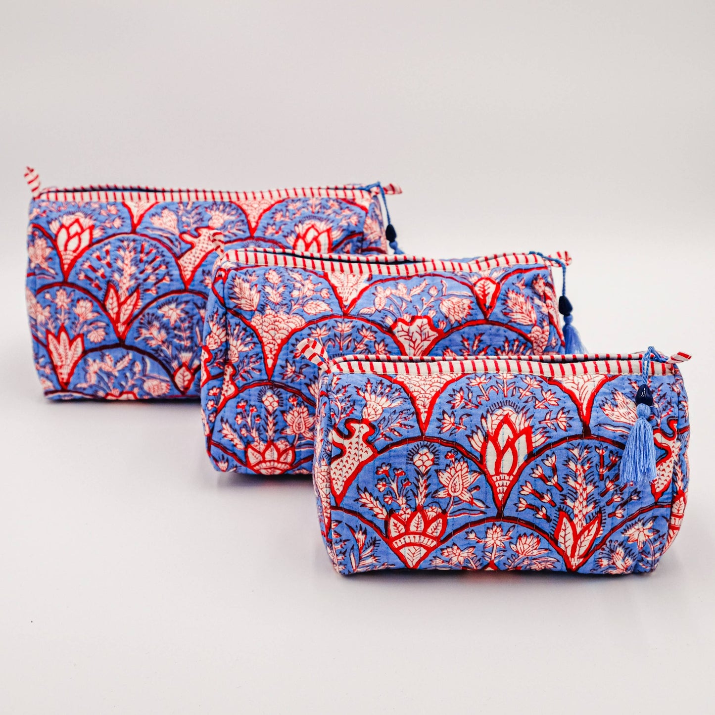 Blue Arch Toiletry Bag