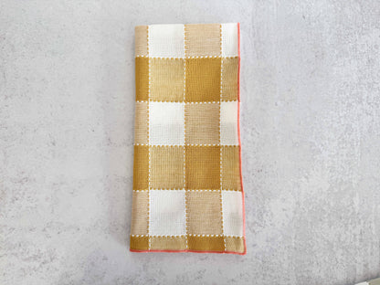 Check Cloth Napkins - S/4