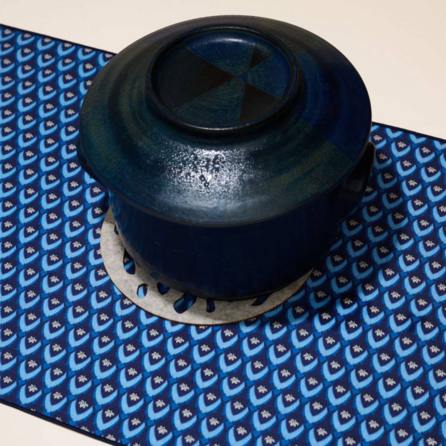 Fleur de Bleu Centerpiece Table Runner