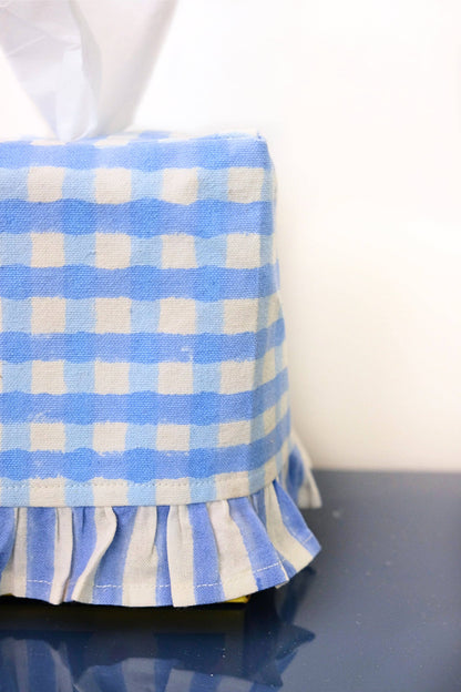 Ruffle Tissue Box Cover