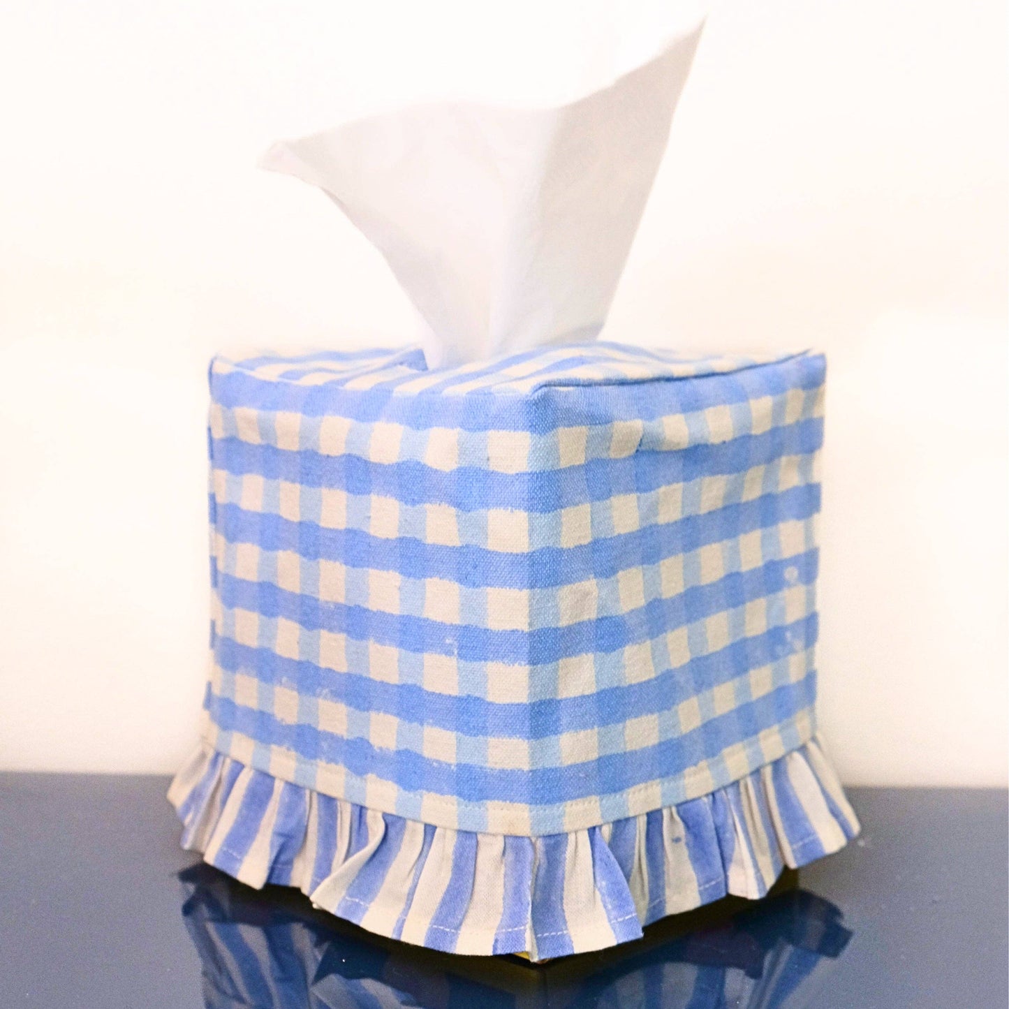 Ruffle Tissue Box Cover