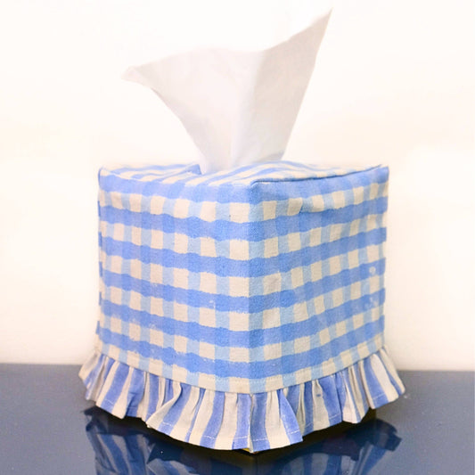 Ruffle Tissue Box Cover