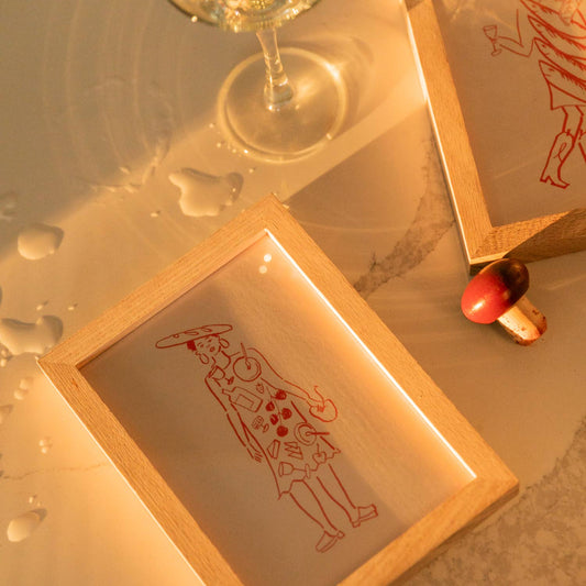 Miss Dinner Party Mini Art Print