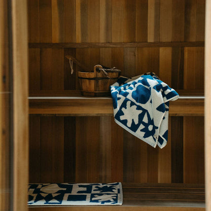 Upton Bath Towel - Navy | Upton x Slowtide