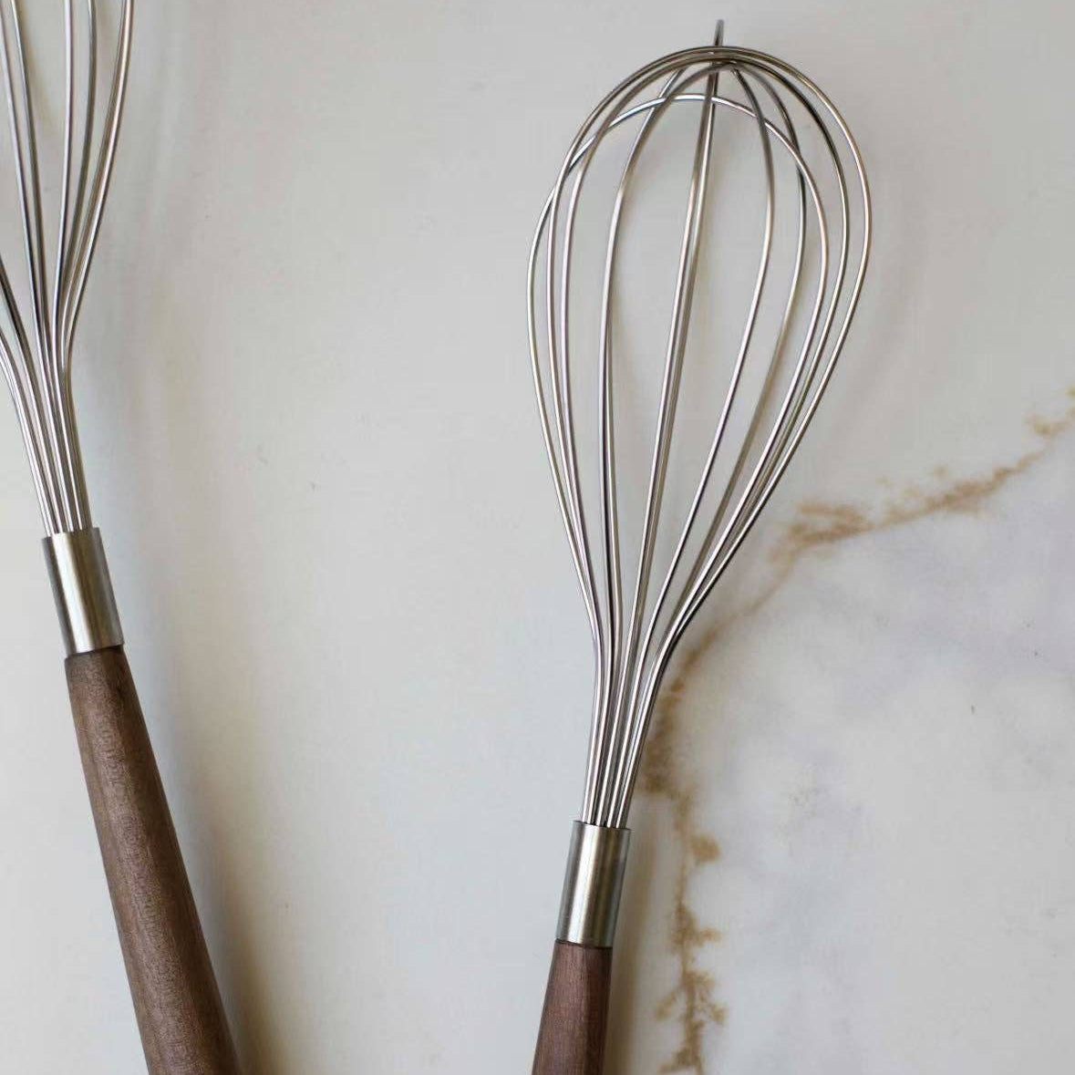 Kitchen Whisk with Wooden Handle