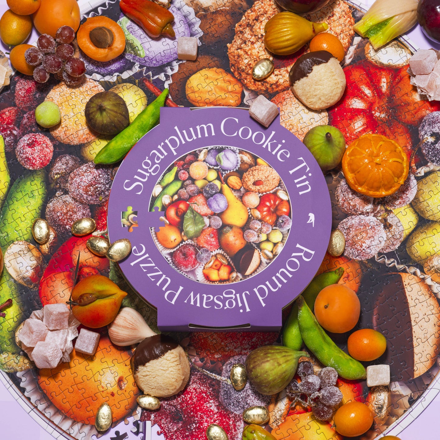Sugarplum Cookie Tin Puzzle