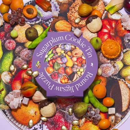 Sugarplum Cookie Tin Puzzle