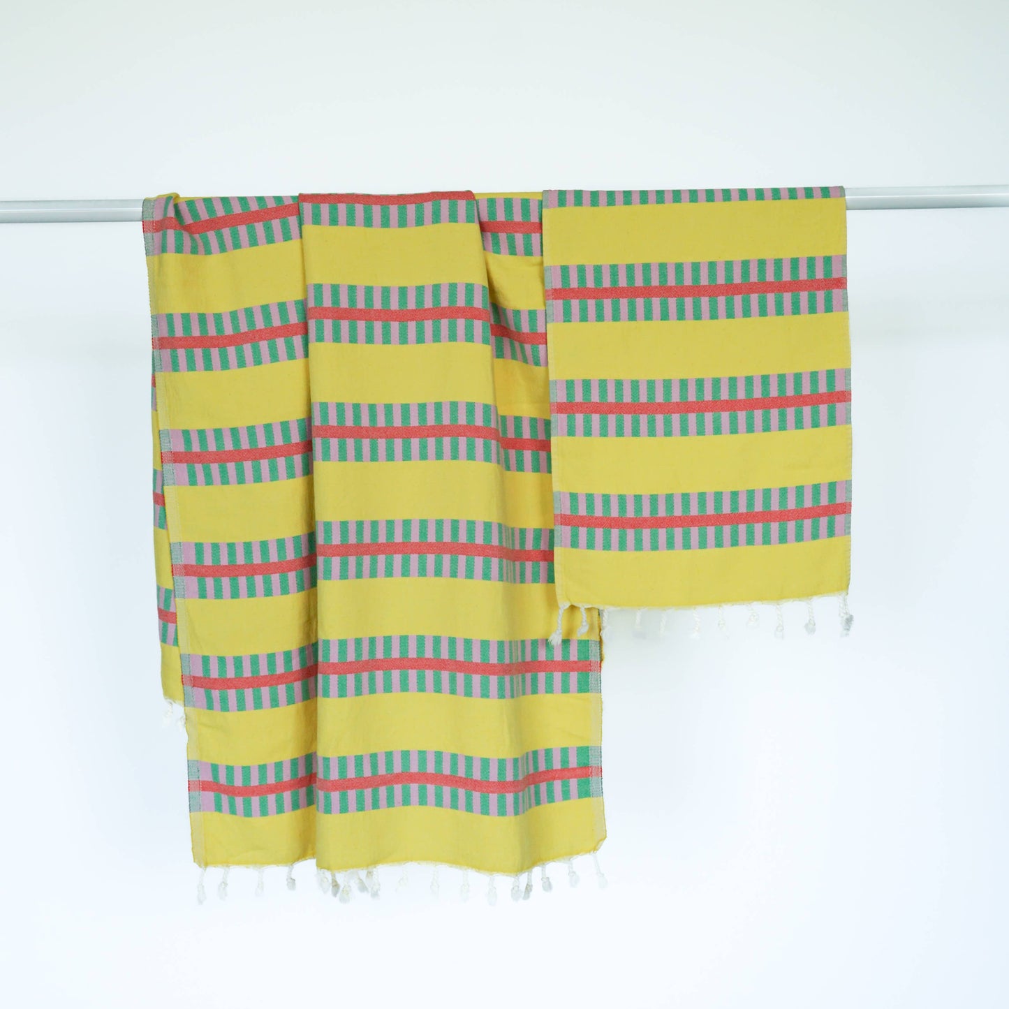 LATTICE TURKISH TOWEL:  LEMON SPRITZ